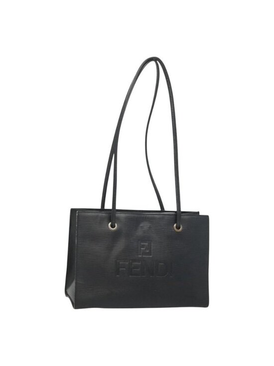 FENDI Handbags - Authentic FENDI Shoulder Bag Leather Black